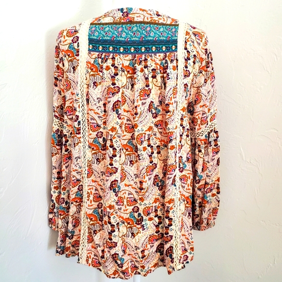 Sundance Catalog Evalina High Low Top - Picture 5 of 7